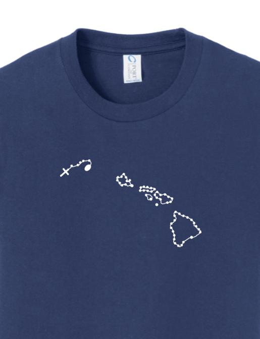 Hawaii Catholic Rosary Youth T-shirt