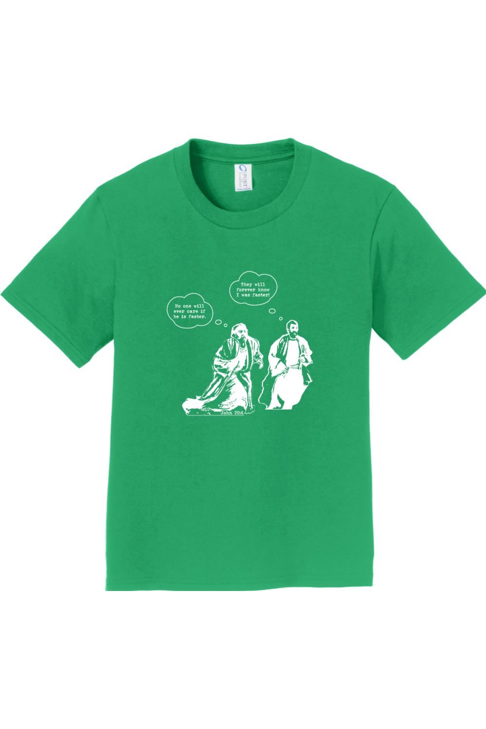 John Runs - John 20:4 Youth T-Shirt