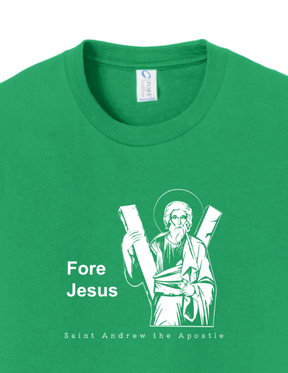 Fore Jesus - St. Andrew the Apostle Youth T-Shirt