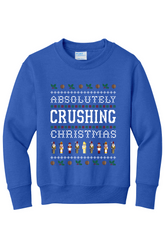 Absolutely Crushing Christmas - Youth Crewneck Sweatshirt