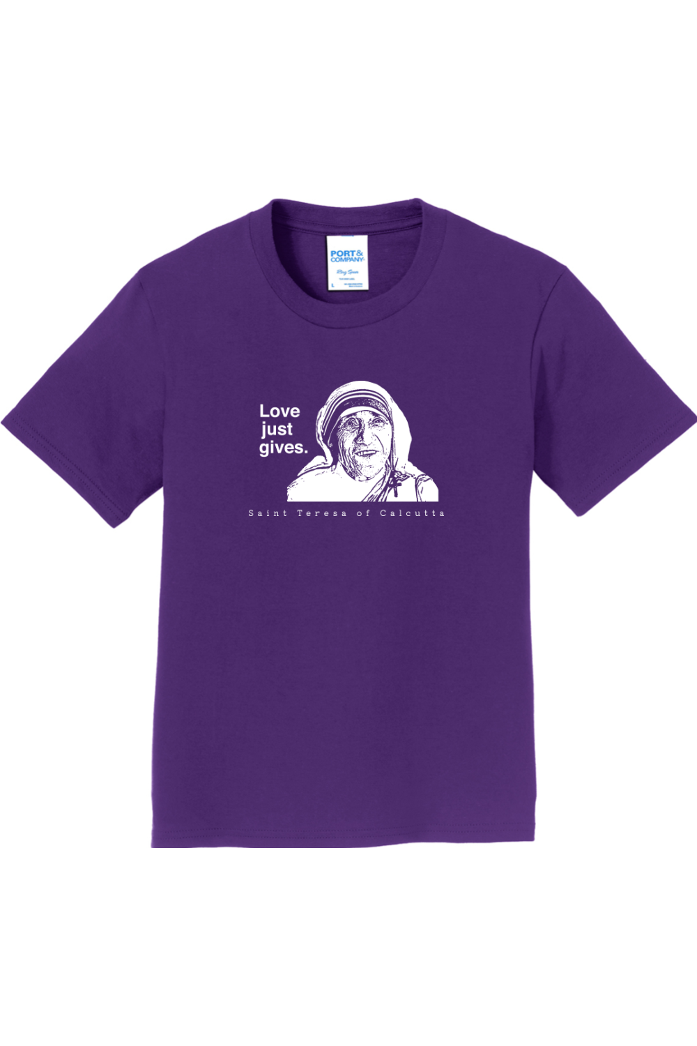 Love Just Gives - St. Teresa of Calcutta Youth T-Shirt