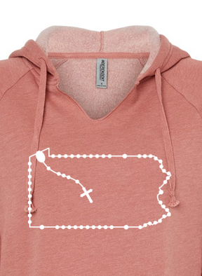 Pennsylvania Catholic Rosary Drop Hoodie