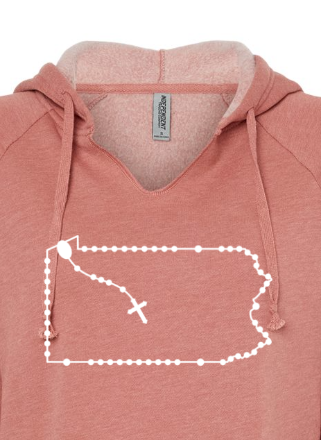Pennsylvania Catholic Rosary Drop Hoodie