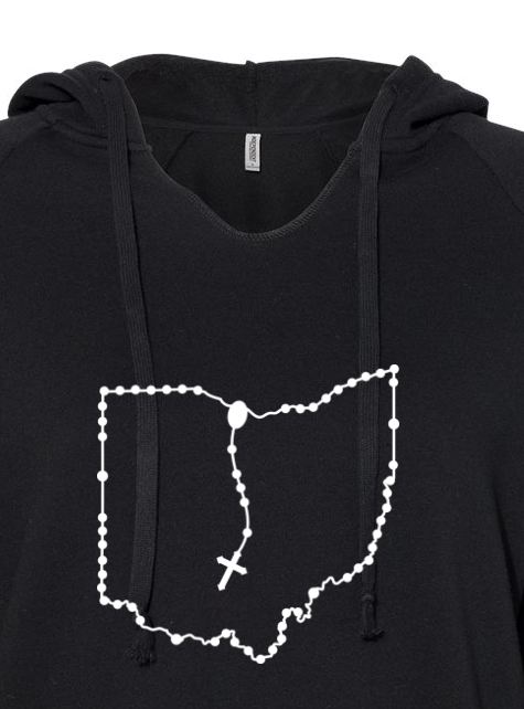 Ohio Catholic Rosary Drop Hoodie