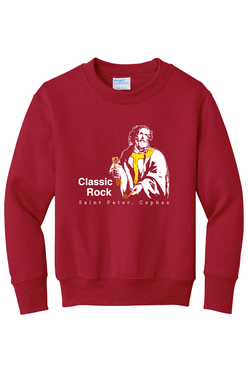 Classic Rock - St. Peter Cephas - Youth Crewneck Sweatshirt