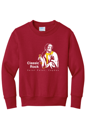 Classic Rock - St. Peter Cephas - Youth Crewneck Sweatshirt