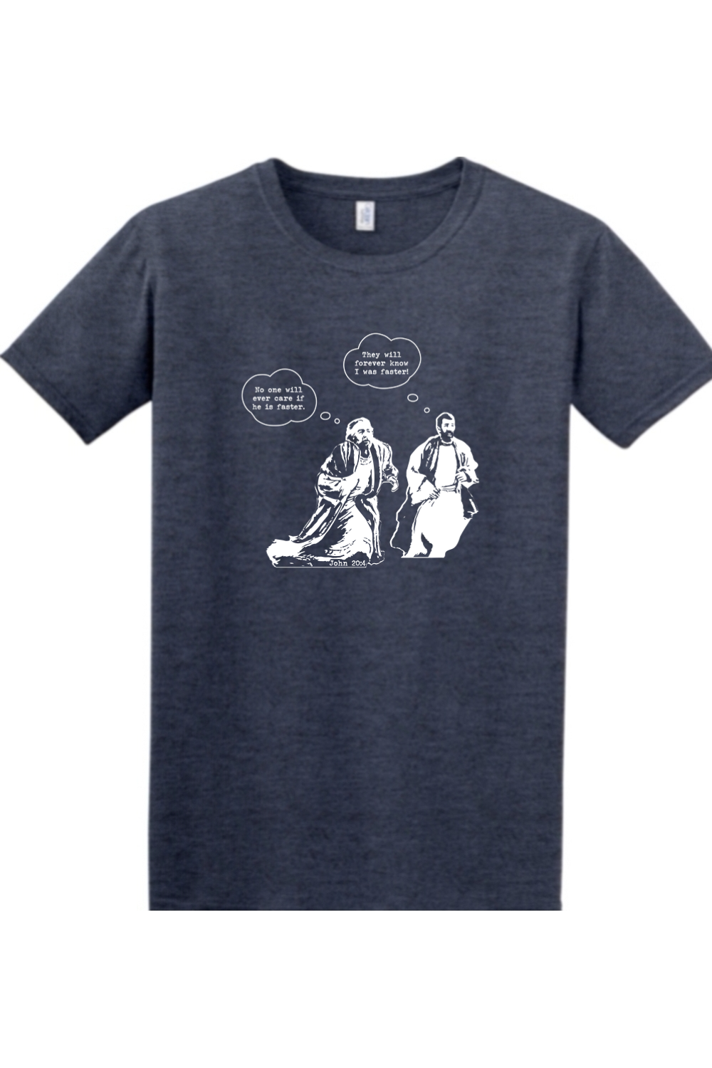 John Runs - John 20:4 T-Shirt