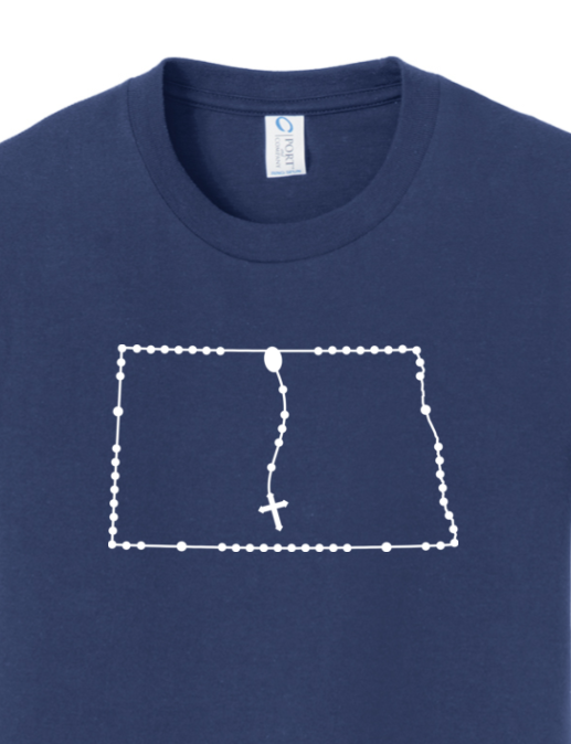 North Dakota Catholic Rosary Youth T-shirt