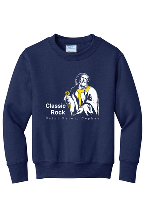 Classic Rock - St. Peter Cephas - Youth Crewneck Sweatshirt