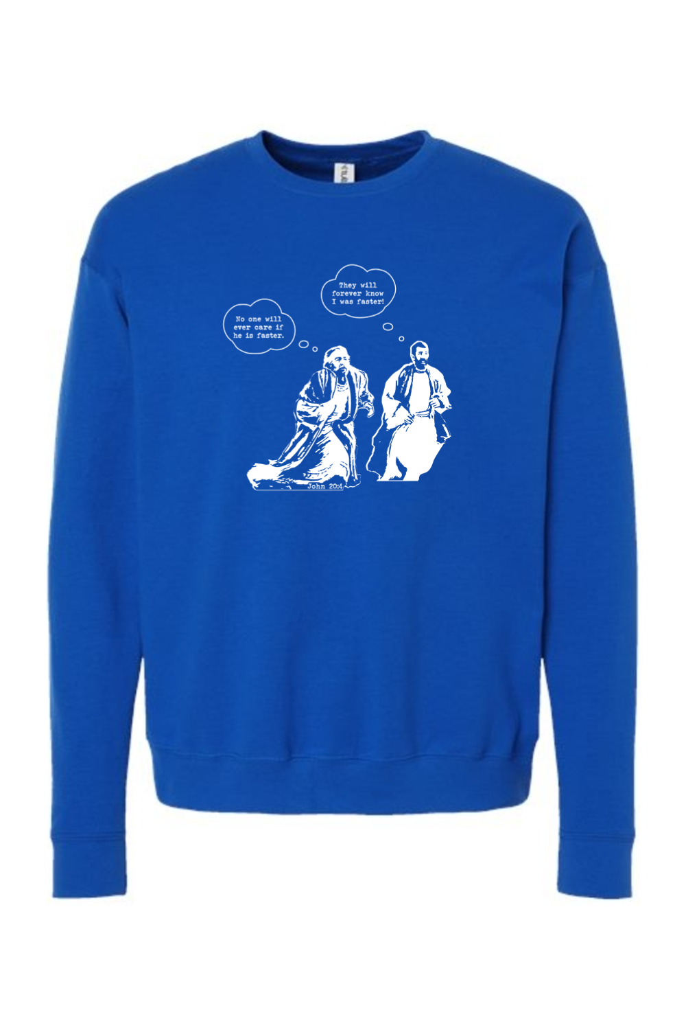 John Runs John 20:4 - Crewneck Sweatshirt