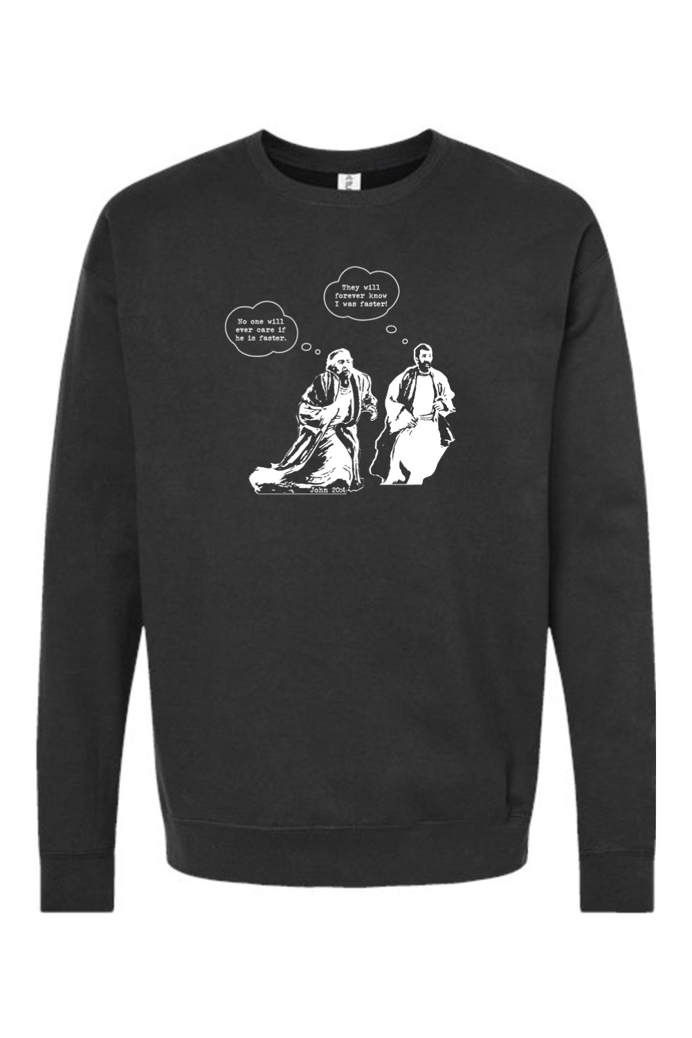 John Runs John 20:4 - Crewneck Sweatshirt
