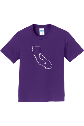 California Catholic Rosary Youth T-shirt