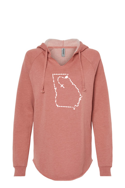 Georgia Catholic Rosary Drop Hoodie