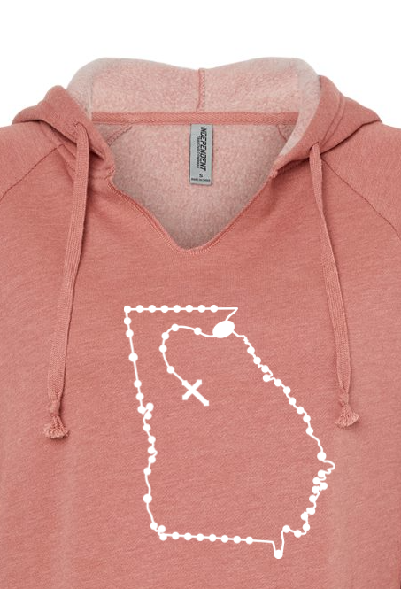 Georgia Catholic Rosary Drop Hoodie