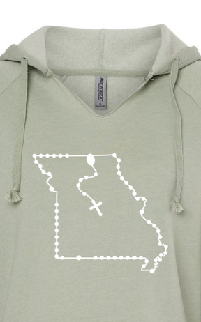 Missouri Catholic Rosary Drop Hoodie