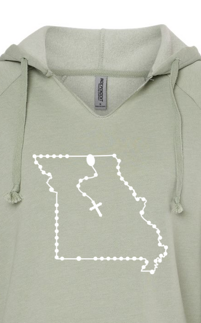 Missouri Catholic Rosary Drop Hoodie