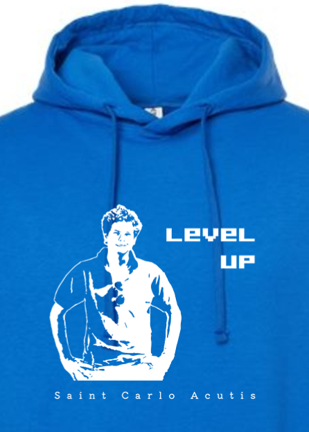 Level Up- St. Carlo Acutis - Hoodie Sweatshirt