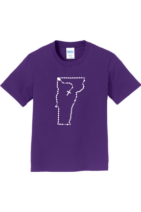 Vermont Catholic Rosary Youth T-shirt
