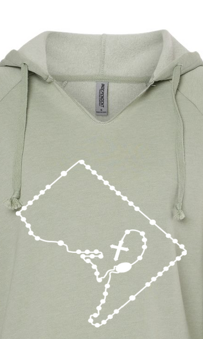 District of Columbia Catholic Rosary Drop Hoodie