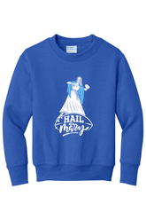 Hail Mary - Catholic Football - Youth Crewneck Sweatshirt