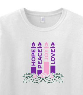Advent Wreath Adult T-shirt