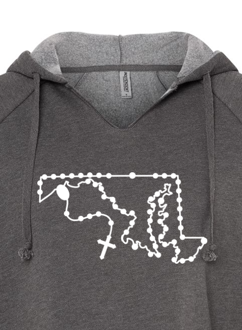 Maryland Catholic Rosary Drop Hoodie