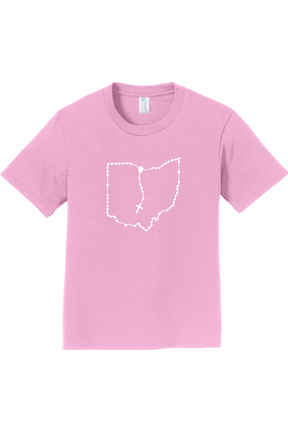 Ohio Catholic Rosary Youth T-shirt