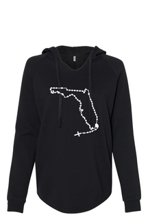 Florida Catholic Rosary Drop Hoodie