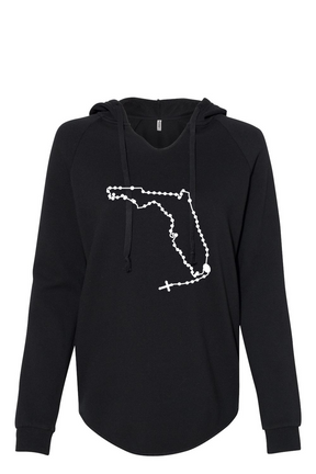 Florida Catholic Rosary Drop Hoodie