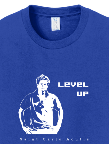 Level Up - St. Carlo Acutis - Youth T-Shirt
