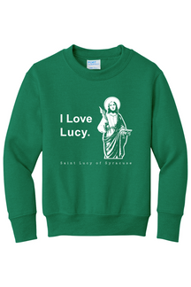 I Love Lucy - St. Lucy - Youth Crewneck Sweatshirt