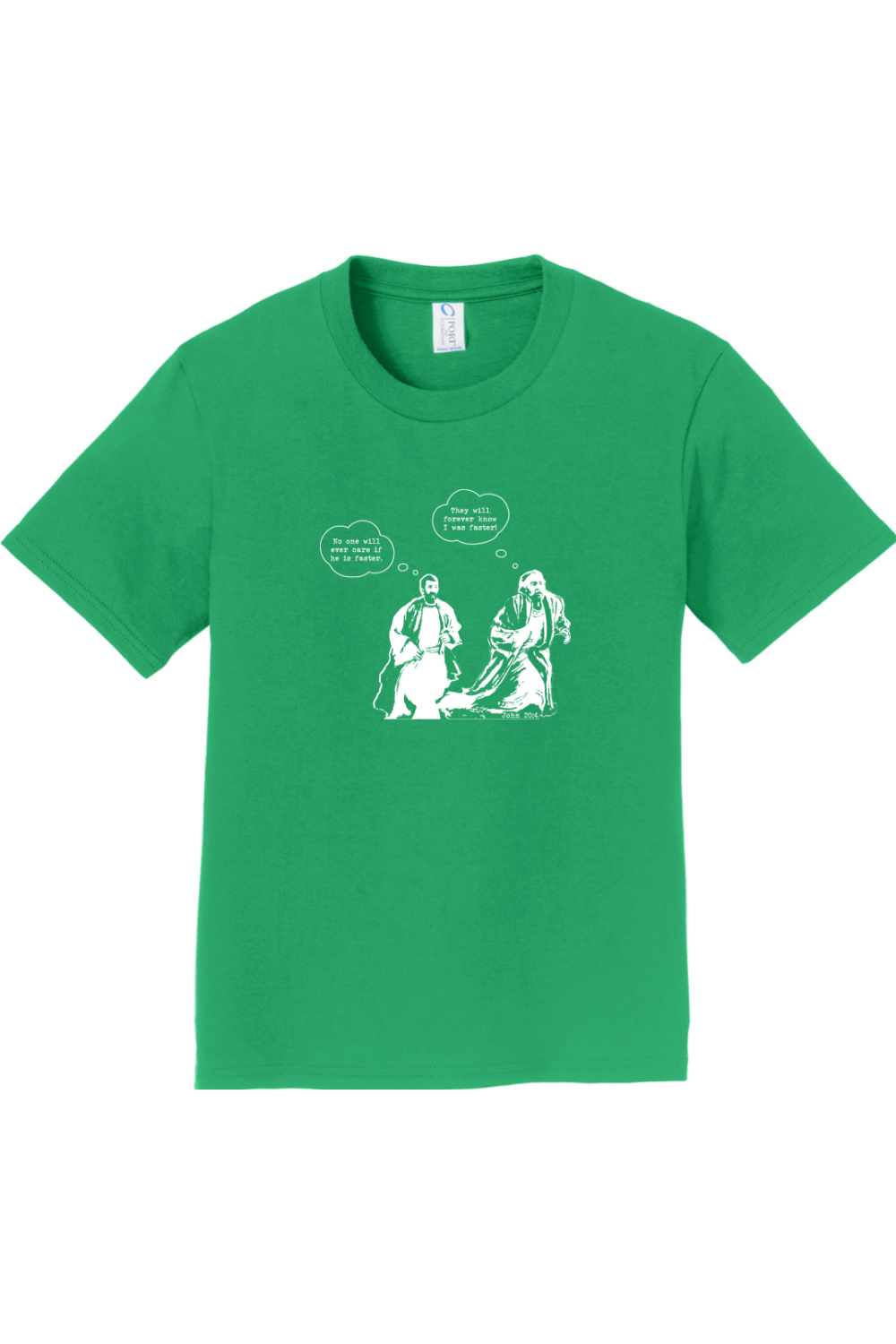 John Runs - John 20:4 Youth T-Shirt
