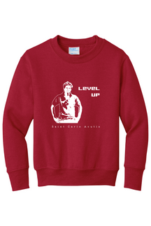 Level Up - St. Carlo Acutis - Youth Crewneck Sweatshirt