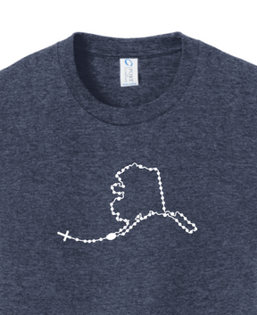 Alaska Catholic Rosary Youth T-shirt