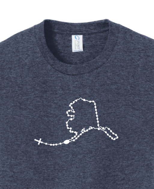 Alaska Catholic Rosary Youth T-shirt