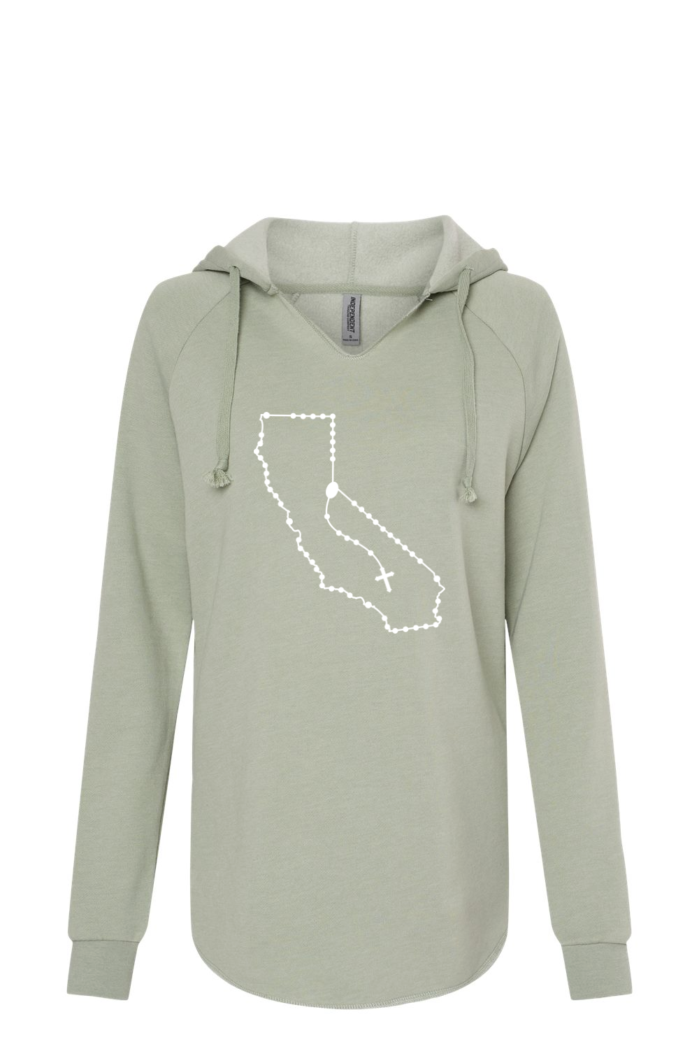 California Catholic Rosary Drop Hoodie