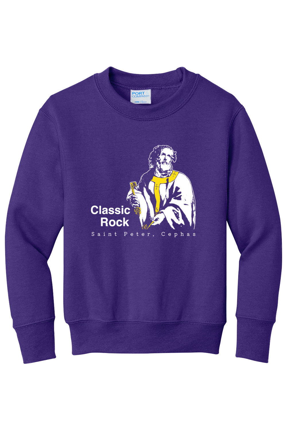 Classic Rock - St. Peter Cephas - Youth Crewneck Sweatshirt
