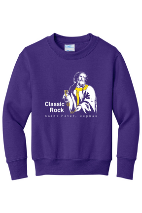 Classic Rock - St. Peter Cephas - Youth Crewneck Sweatshirt