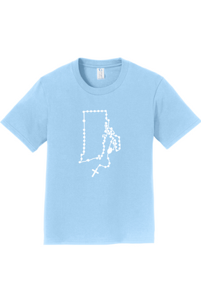 Rhode Island Catholic Rosary Youth T-shirt