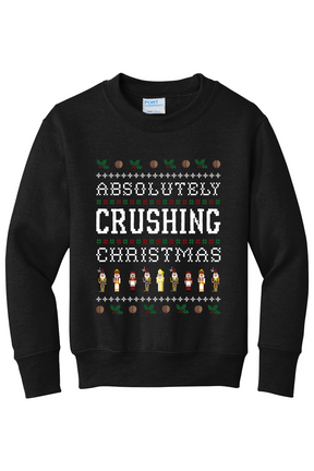 Absolutely Crushing Christmas - Youth Crewneck Sweatshirt