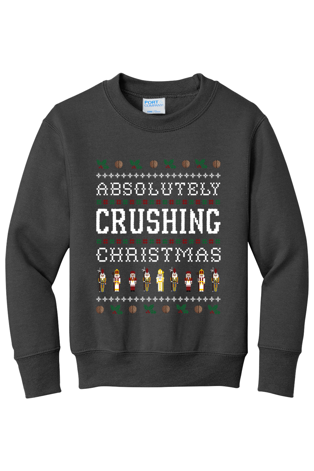 Absolutely Crushing Christmas - Youth Crewneck Sweatshirt