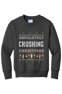 Absolutely Crushing Christmas - Youth Crewneck Sweatshirt