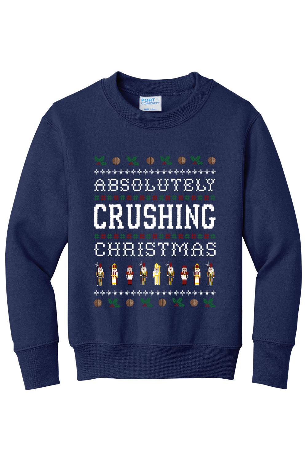 Absolutely Crushing Christmas - Youth Crewneck Sweatshirt