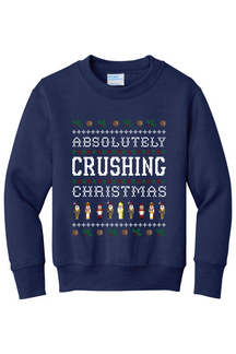 Absolutely Crushing Christmas - Youth Crewneck Sweatshirt