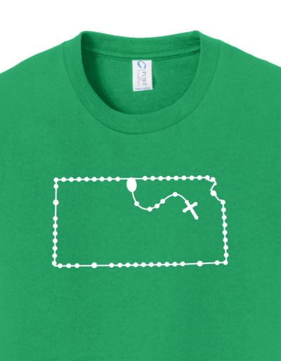 Kansas Catholic Rosary Youth T-shirt