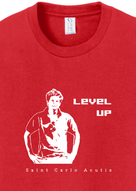 Level Up - St. Carlo Acutis - Youth T-Shirt