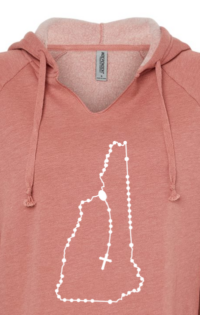 New Hampshire Catholic Rosary Drop Hoodie