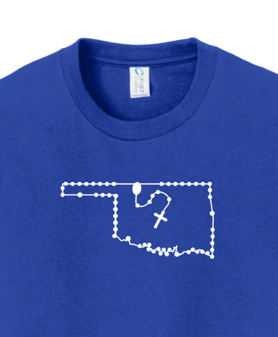 Oklahoma Catholic Rosary Youth T-shirt