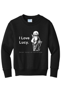 I Love Lucy - St. Lucy - Youth Crewneck Sweatshirt