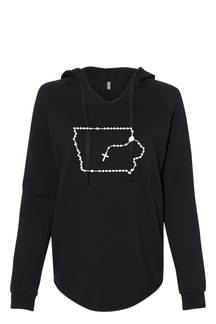 Iowa Catholic Rosary Drop Hoodie